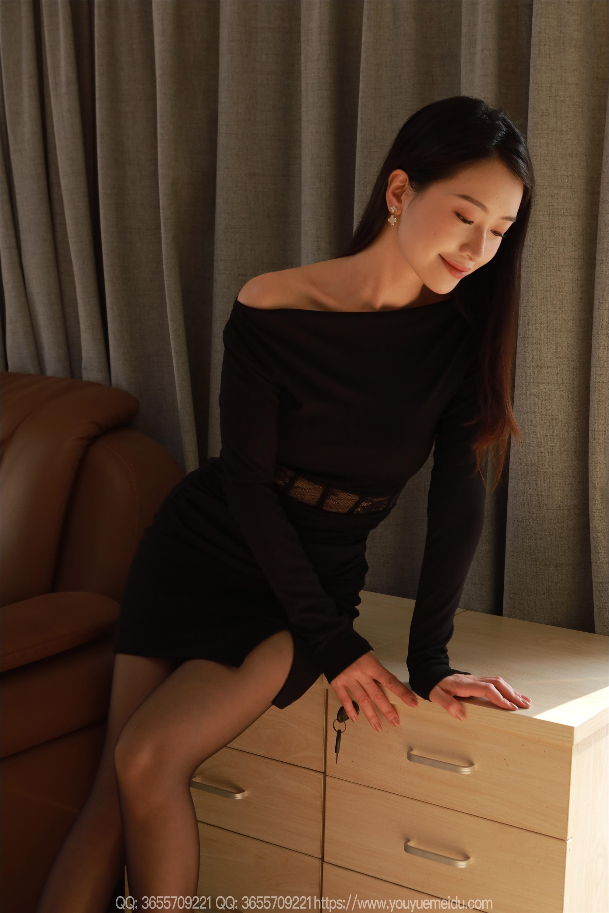 图片[16]-IESS异思趣向 2025.04.27 丝享家 2038 小婕《迷人黑玫瑰》[88P]-六色网